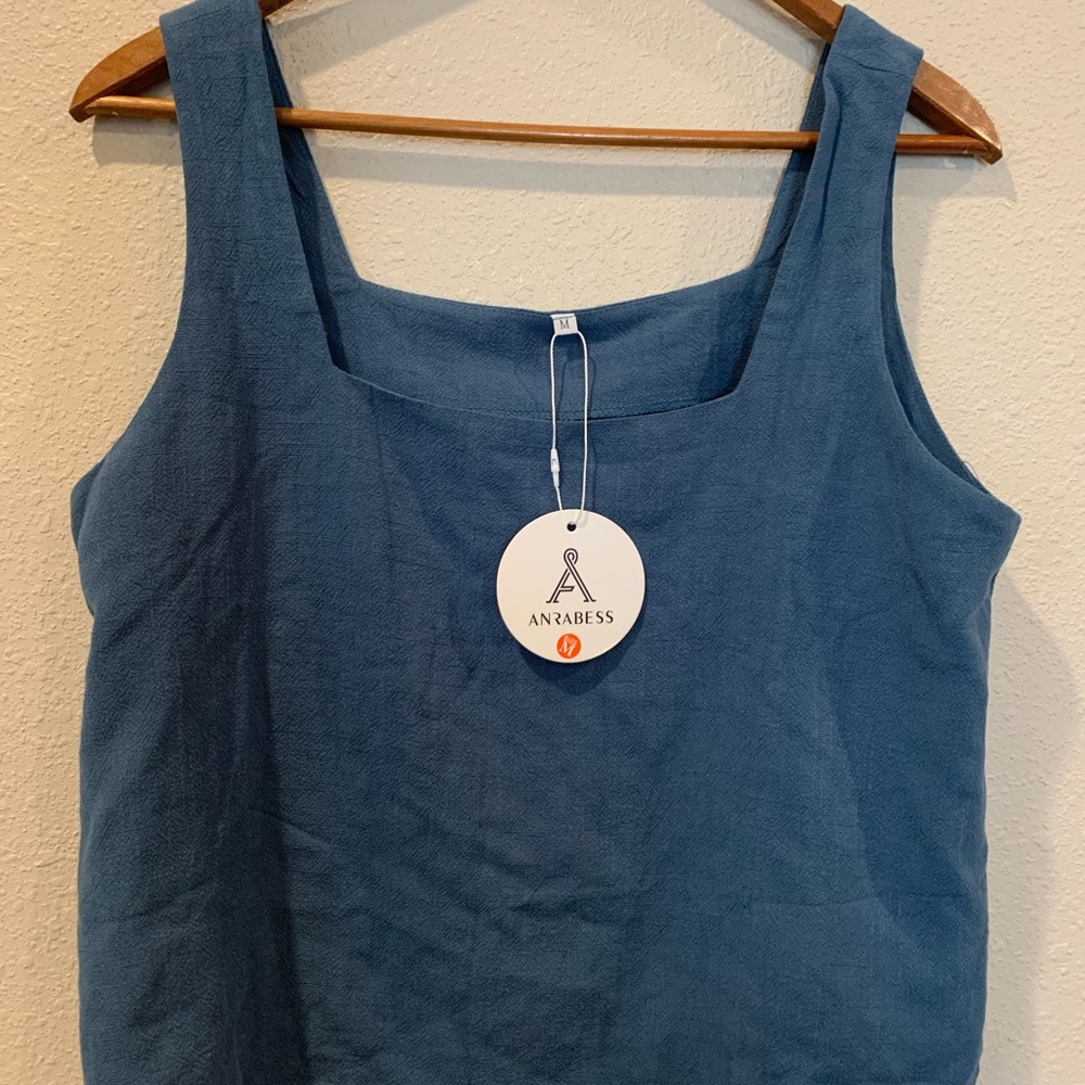 Anrabess Blue Women's Tank Top